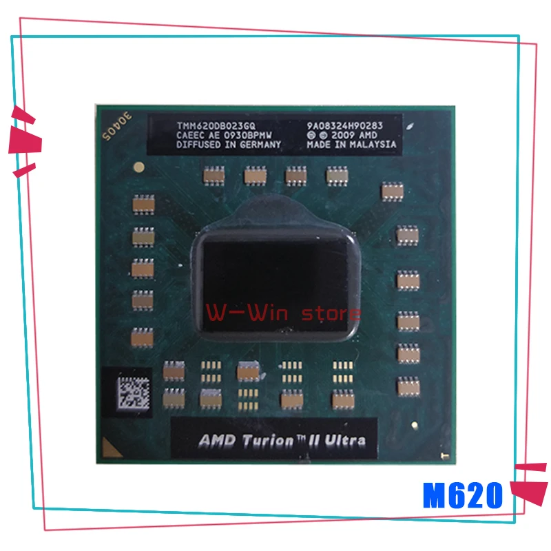 AMD Turion II Ультра двухъядерный мобильный процессор M620 2 5 ГГц двухпоточный TMM620DBO23GQ