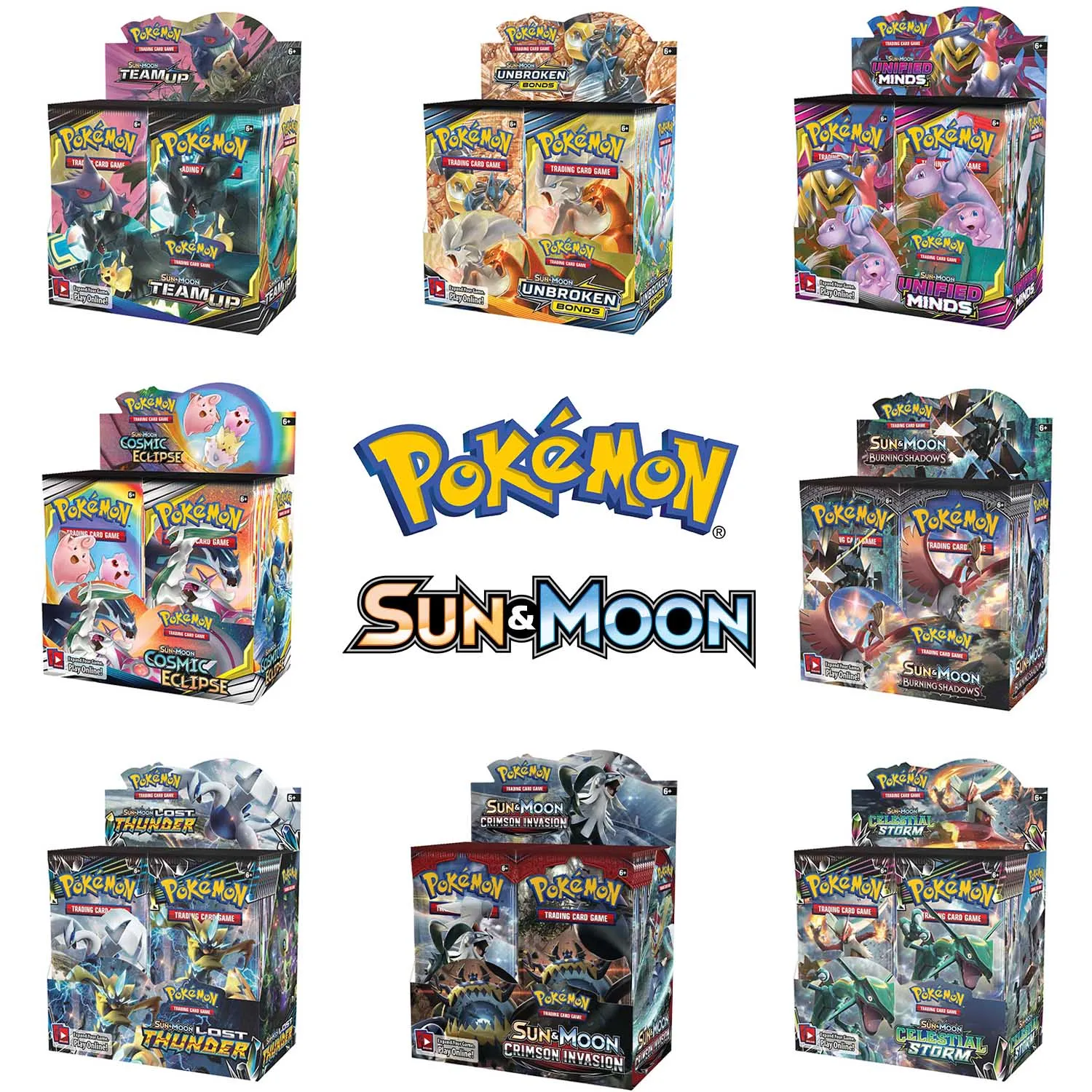 324 Pokemon Card Pokemon Tcg Sun And Moon Team Up Evolutions Booster