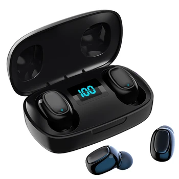 

Bluetooth Earphone TWS Wireless Headphone Earbuds LED Display Earphone 5.0 Blutooth Noise Cancelling For iOS Android Phone