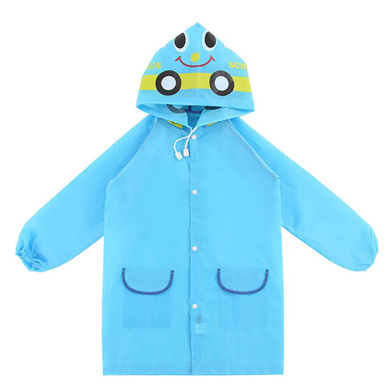 Cute Cartoon Animal Style Waterproof Raincoat for Children Raincoat Rainwear Rainsuit Student Poncho 1PC 5 Colors Available
