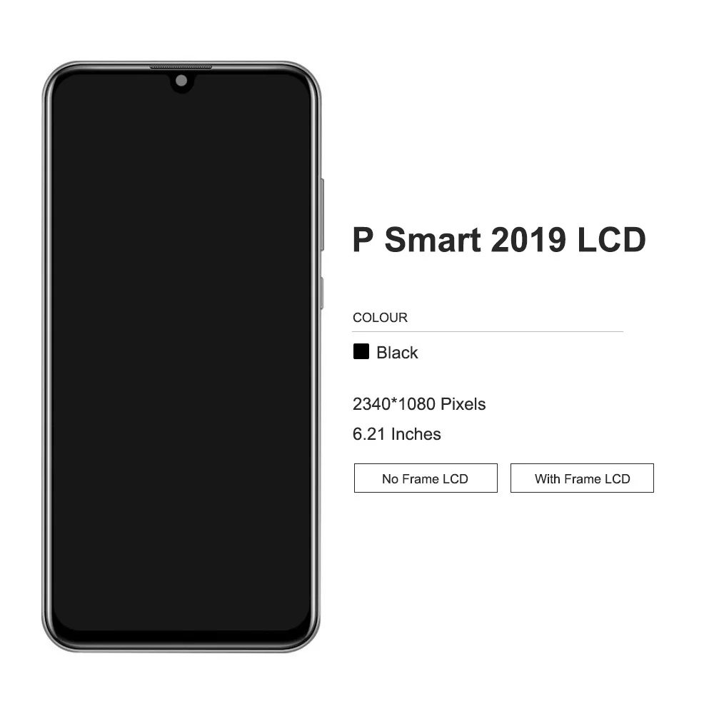 AAA Quality For Huawei P Smart 2019 LCD Display Touch Screen