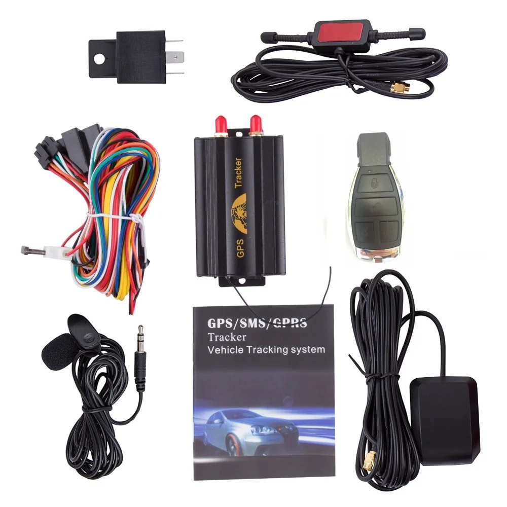 GPS 3G 2G TK103B 103A GSM/GPRS/GPS Auto Vehicle Car GPS Tracker Tracking Device with Remote Control Anti-theft Car Alarm System