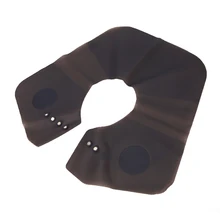 Спа силиконовая стрижка шаль воротник обертывание защитный коврик для шеи Окрашивание Волос Парикмахерская защита для шеи