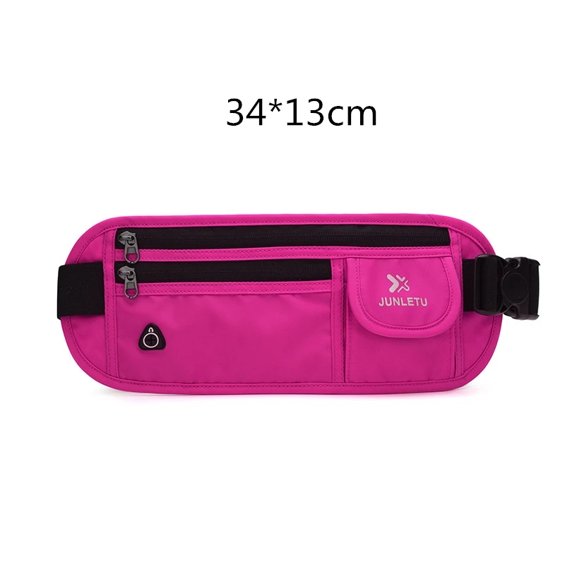 Rose Bag Vilead, водонепроницаемая нейлоновая спортивная сумка для бега на открытом воздухе, женская тонкая дышащая поясная сумка для фитнеса, сумка для мобильного телефона с держателем для карт, рюкзак - Цвет: Rose Bag