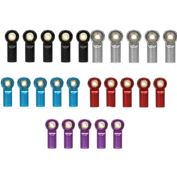 

10pcs/set Metal Tie Rod Connecting Rod End Joint M3 Ball Head Support for SCX10 TRX4 D90 1/10 RC Crawler Car