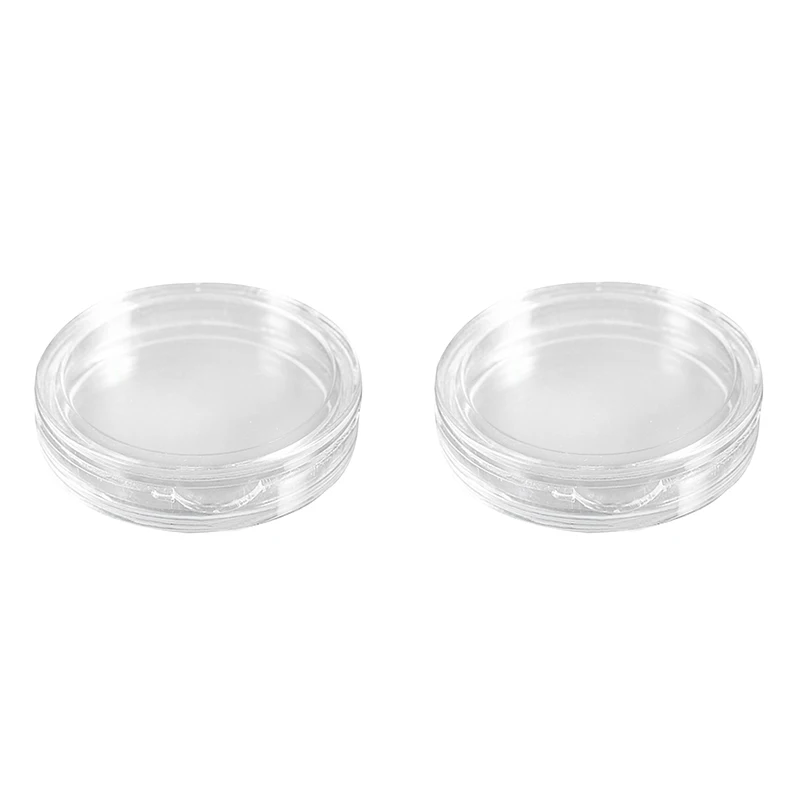 

20 Pcs Small Round Box Transparent Plastic Coin Capsules Box, 10 Pcs 22Mm & 10 Pcs 21Mm