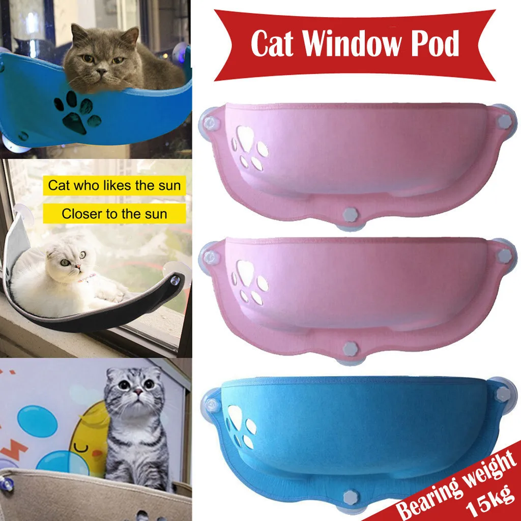 Cat Window Pod Suction Cup Dogs Pet Deep Sleep Cat Sleeping Bed Soft Winter Warm Sleeping Pet Bed Cushion Dogs Mat Pets Supplies