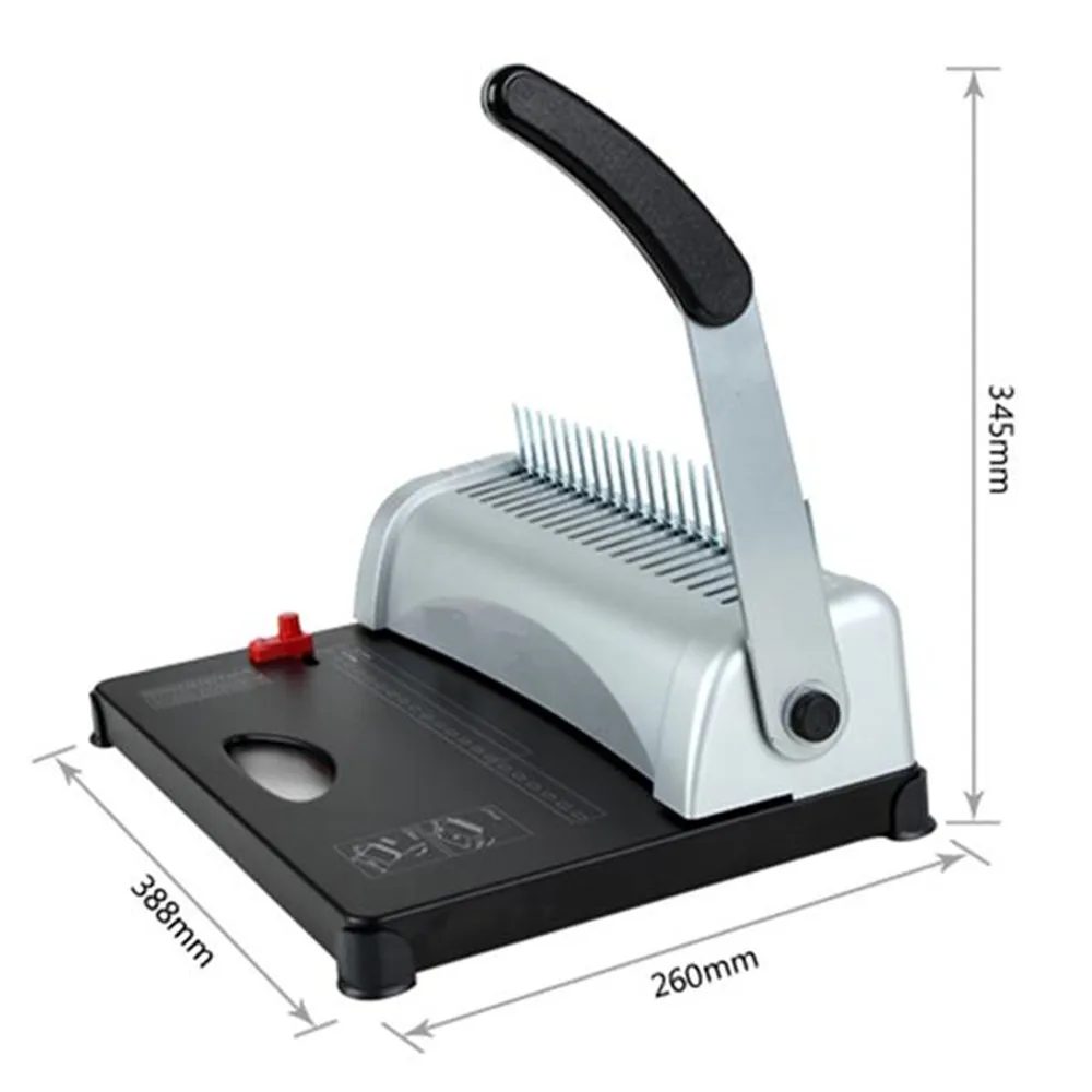 

21-Hole 450 Sheets Paper Comb Punch Binder Binding Machine Scrapbook office supplies