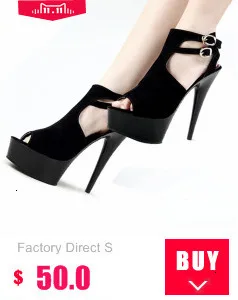 Fetish Wedding 17cm Super High Thin Heels Female Shoes Open-toes Ankle-buckle Thick Platform Belt-buckle Sandals Summer