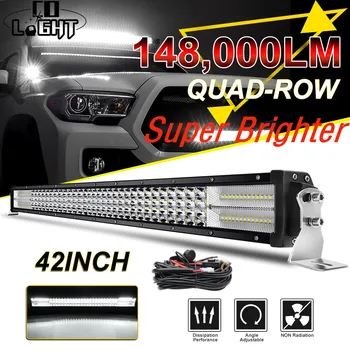 

CO LIGHT 12D 22inch Light Bar 4-Row 40000LM Spot Flood Combo Beam 4x4 Led Bar for Driving Car Truck Tractor SUV UAZ ATV 12V 24V