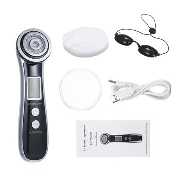 

Face Skin Electrical Muscle Stimulation Mesotherapy Electroporation RF Radio Frequency Facial LED Photon Skin Care Device Face