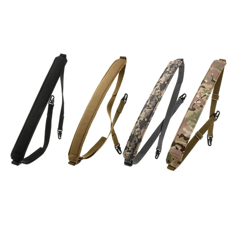 

1pcs Tactical 2 Point Quick Detach Gun Sling Shoulder Strap Army Rifle Sling Strap Transition Release Shotgun Belt Gun Accessori