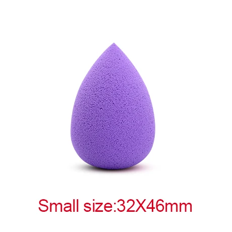 Small Purple Макияж основа спонж для Макияжа Косметический слоеный порошок Гладкая Красота Косметика Макияж косметические губки подарки - Цвет: Small Purple