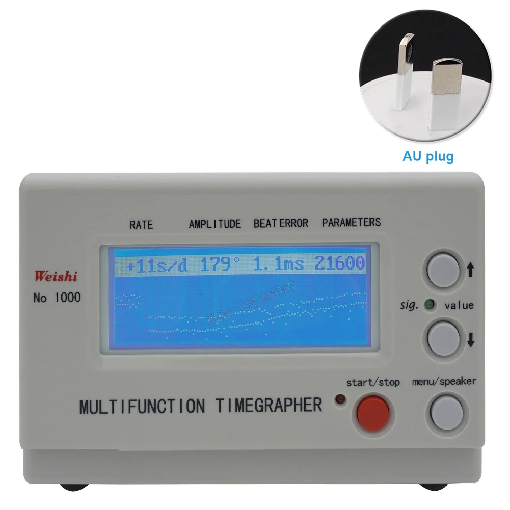 

MTG 1000 Calibration Tool Watch Timegrapher For Watchmaker Timing Test Mechanical Multifunctional Machine Accurate Clock Repair