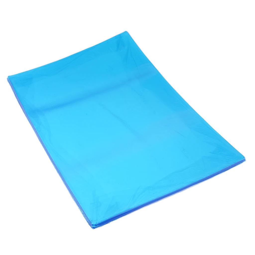 Motorcycle Seat Gel Pad Comfortable Soft Cooling Cushion Shock Absorption Mat - Blue (48 x 35 x1 cm/19 x 14 x 0.39 inch)