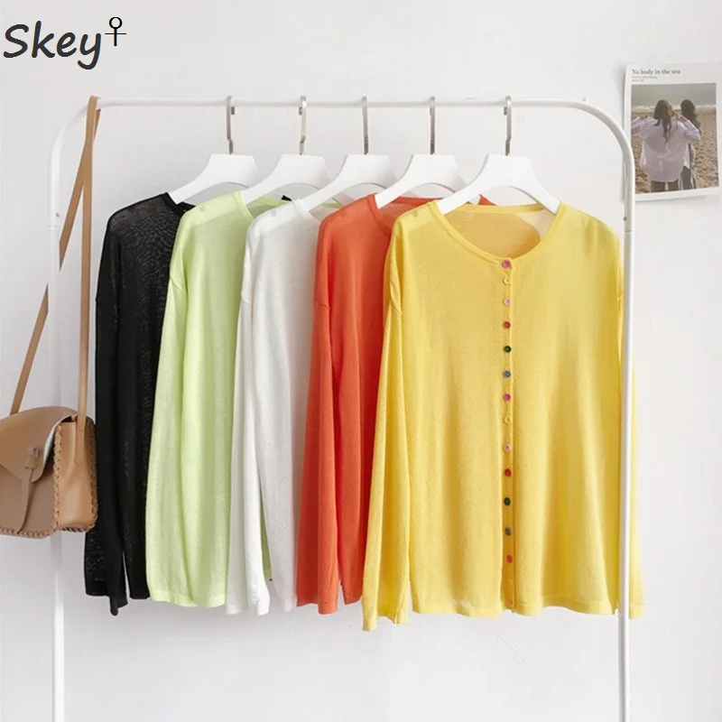 

Candy Colors Knitted Cardigans Autumn Coat women 2019 Casual Slim Long Sleeve Tops Thin Solid Female Wweater Coat Jacket