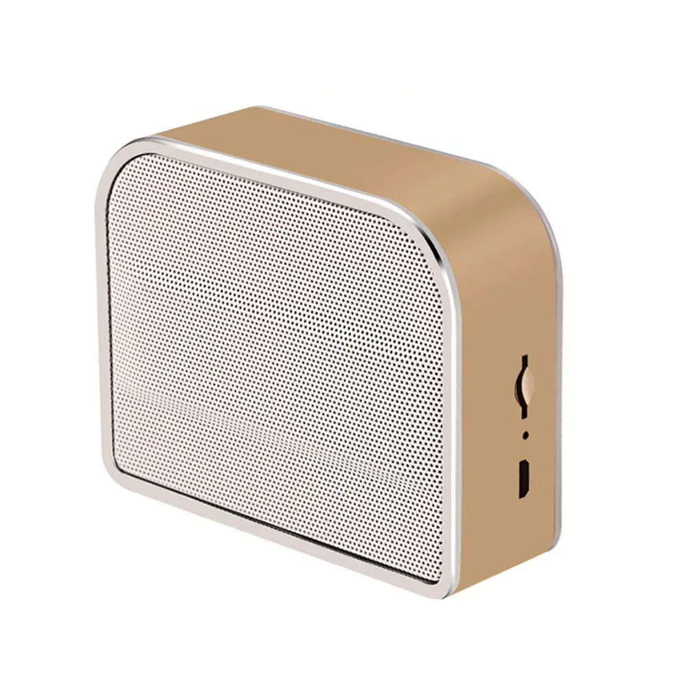 Gold Портативный 3D объемный стерео мини беспроводной Bluetooth Мини-Колонка все телефоны планшетный ПК ноутбук Z729 - Цвет: Gold