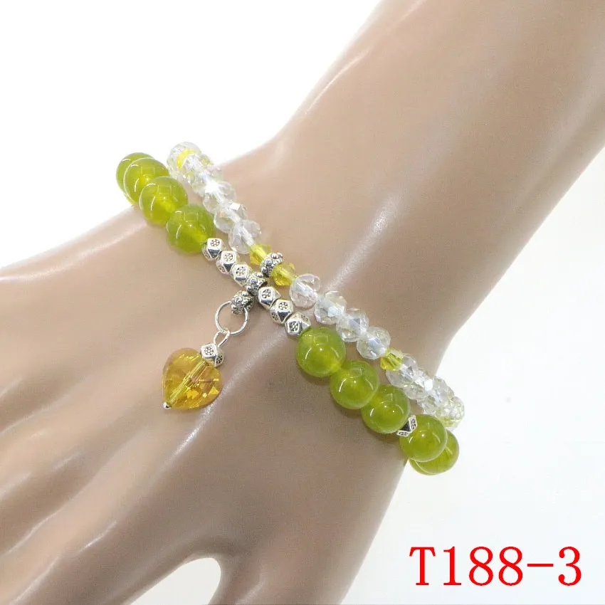 Natural Stone Jasper Tourmaline Amethyst Labradorite Jade bracelets for girls in Charm & Link Bracelets Girl birthday present (84)