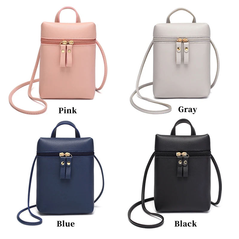 Custom Name Zipper High Capacity Women Shoulder Bag Fashion Casual Messenger Bags Mini Female Cellphone Bag Festival Gift
