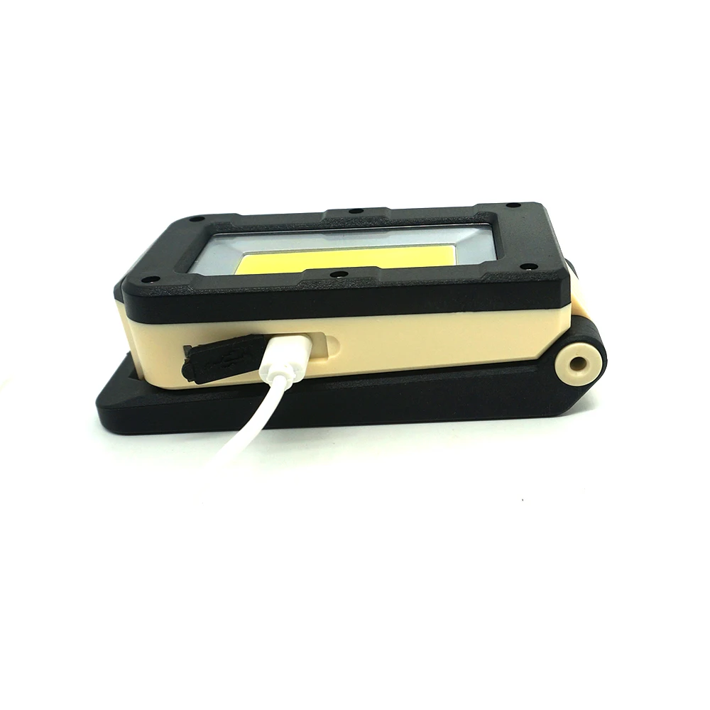 Портативный Рабочий флэш-светильник фонарь 4 режима COB+ xpe USB Перезаряжаемый светодиодный рабочий светильник Магнитный Lanterna подвесной фонарь с крюком с подставкой