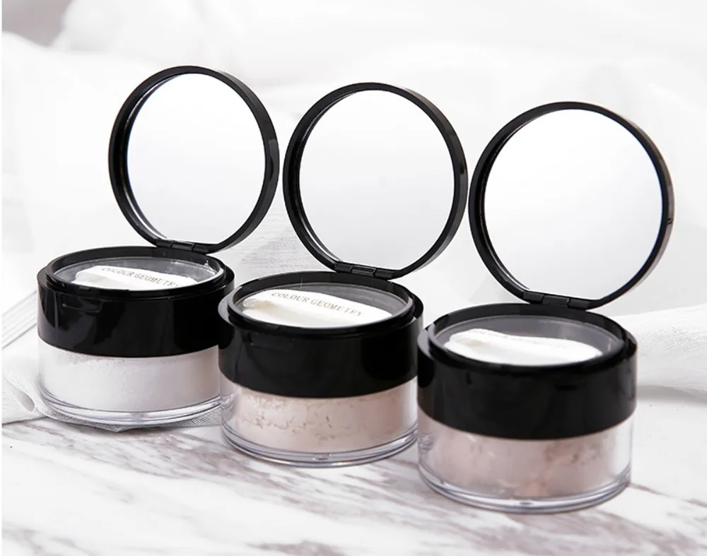 Waterproof Loose Setting Powder Long-lasting Oil Control Whitening Face Powder Makeup Concealer Powders poudre visage maquillage 002
