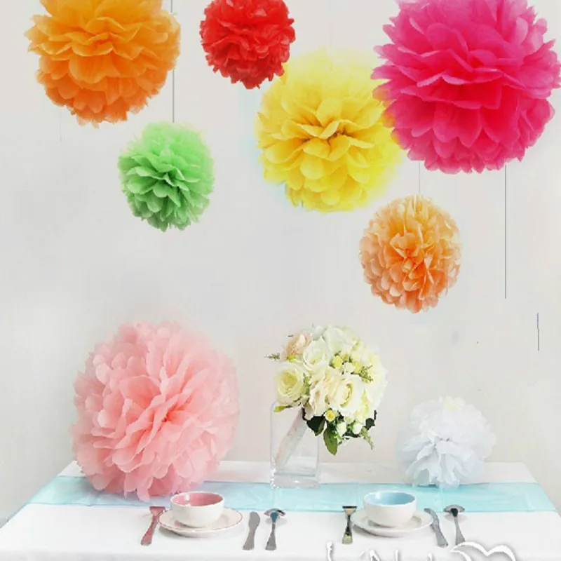 2 шт. Свадебные украшения реквизит бумажный цветочный шар ручной работы пион