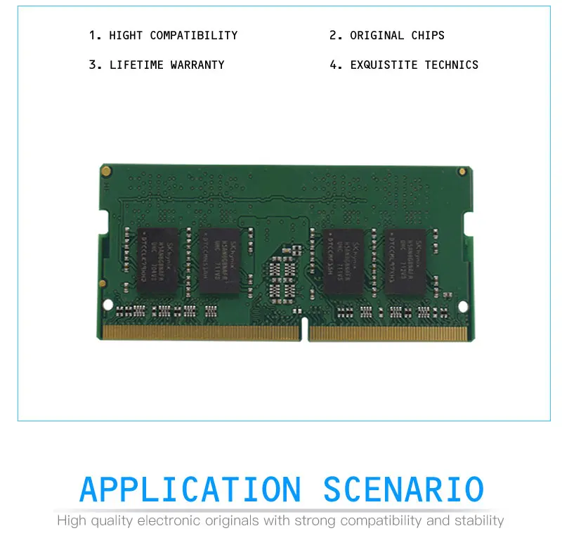 Новинка, 8 Гб DDR4, 2400 МГц, 2400 2RX8, память для ноутбука, оперативная Память Dimm, 260 контактов, высококачественный модуль для ноутбука, SODIMM DDR4 ram