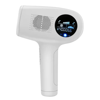 

Facial&Body Permanent Hair Removal For Women And Men Ipl Hair Remover Cold Compress 400,000 Flashes Home Use Hair Removal System