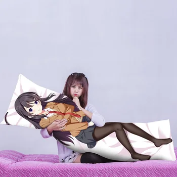 

November Anime Rascal Does Not Dream of Bunny Girl Senpai Seishun Buta Yaro Dakimakura body pillow cover case hugging pillowcase