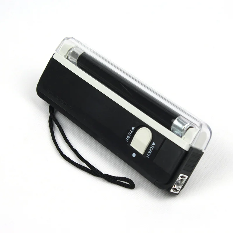 credit card/check/ticket/passport/ID card/ballot Paper Inspection with torch UV light Currency Detecting 2 in 1Money Detector