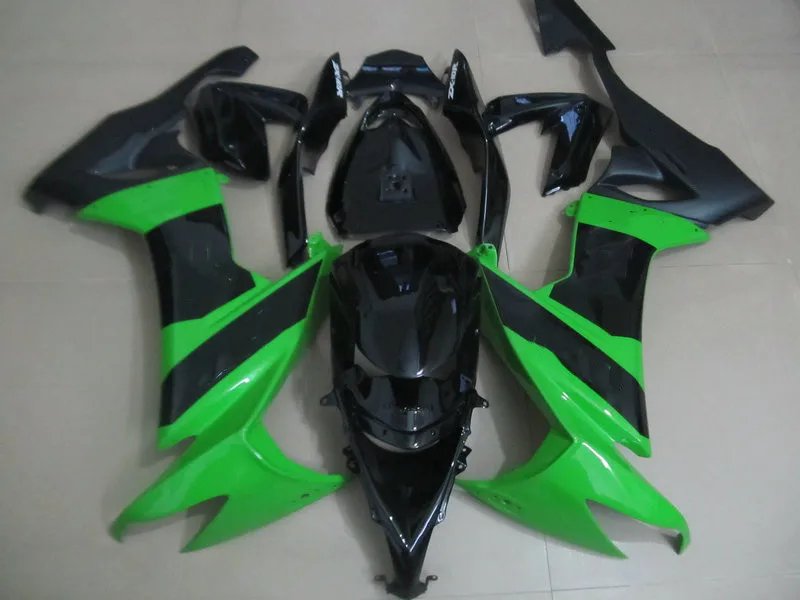 Набор обтекателей для мотоциклов KAWASAKI Ninja ZX10R 08 09 ZX 10R 2008 2009 zx10r ABS пластик зеленый