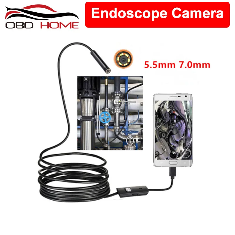 car endoscope Lens Endoscope Waterproof Inspection Borescope for