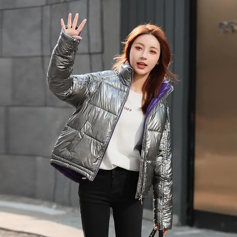 

Creative-2019 Autumn Ladies' Elegant Korean-style WOMEN'S Wear Long Sleeve Hooded Loose Women's down Jacket