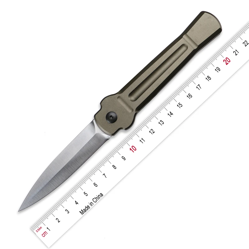 

Enlan AKC X-Treme AUS-8 Blade Aluminum Alloy Outdoor Portable Pocket Camping Tactical Tool Folding Knife Combat Military Knife
