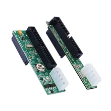 Oullx 40pin ide para sata cartão disco rígido gravador de disco óptico pata para sata serial para cartão de conversão paralela