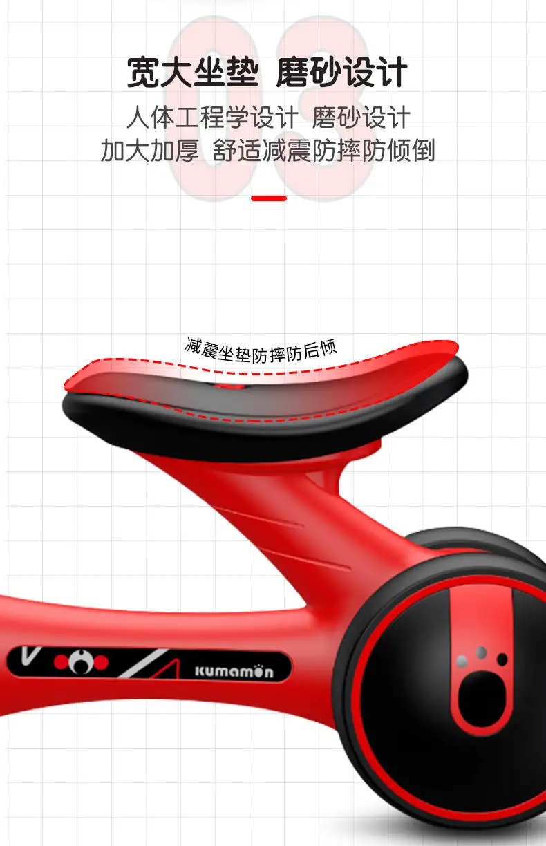 Children Balance Bike For 1-3 Years Old Luge Baby Balance Twist Car Gliding Walker Baby Walker Silent Wheel Ride On Toys