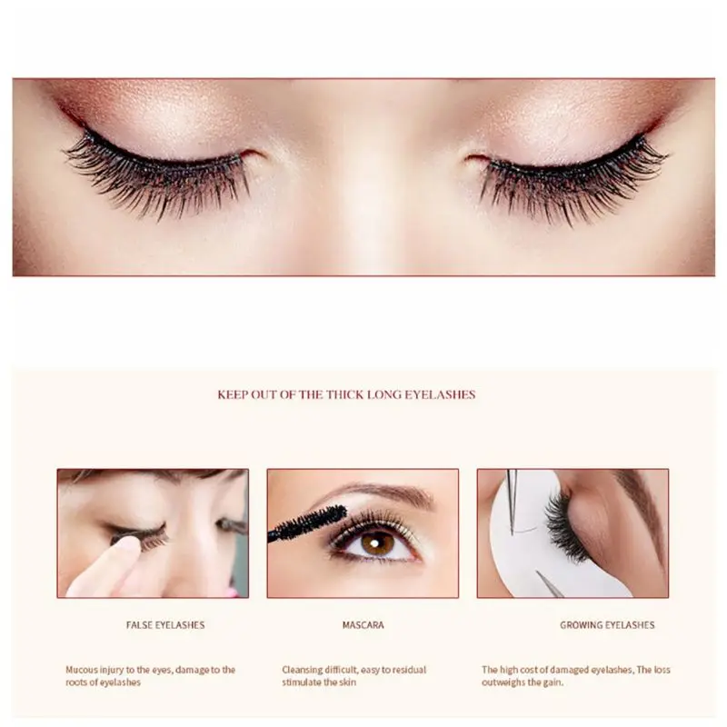 RapidThick средство для роста ресниц ускоритель сыворотки растут ресницы длинные толстые быстрый рост Макияж инструмент