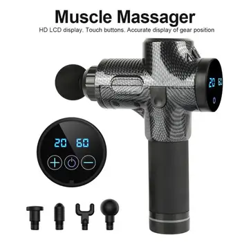 

3300r/min L2 High Frequency Vibration Electronic Massage Gun Body Relaxation Neck Back Pain Relief Therapy Muscle Relaxation Gun