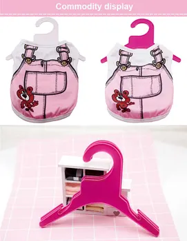 

Pet Plastic Coat Hanger Dog Clothes Hanger Pet Clothes Hanger Children's Small Hanger