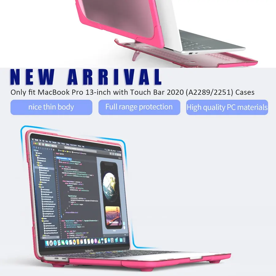 Capas Rígidas de Toque Macio Fosco com Dupla Camada Resistente com Amortecedor Tpu para Macbook 12 Cabeças com Tela de Retina Modelo Acapuz A1534 - Imagem 6
