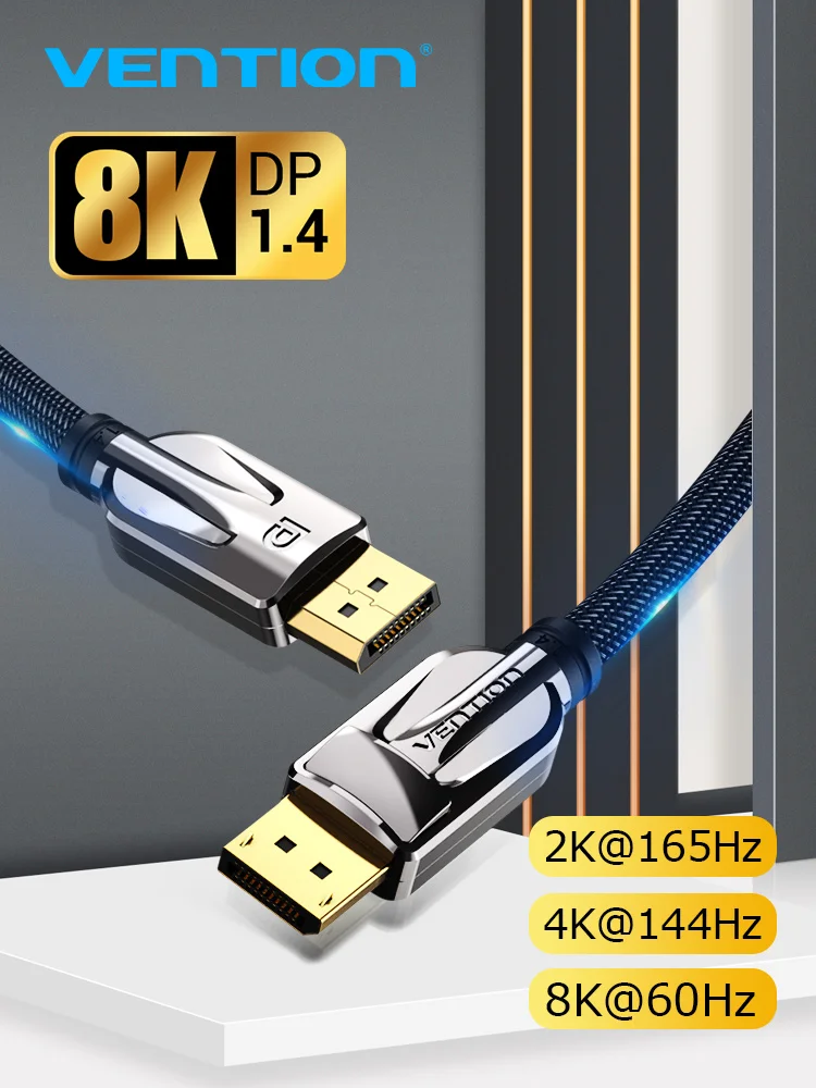 Высокоскоростной кабель Vention 1 4 Гбит/с 8K @ 60 Гц 32 Гбит/с|Кабели VGA| |