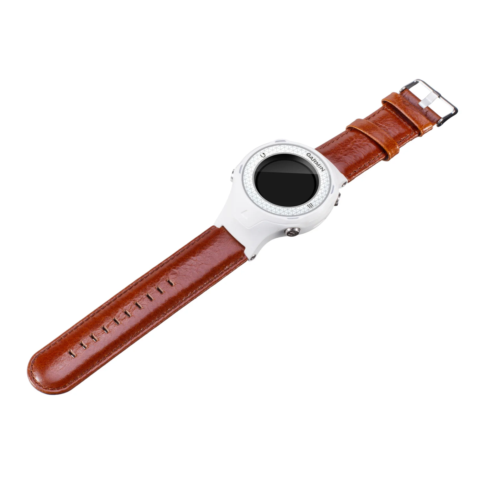 Сменные умные наручные часы SHELKEE ремешок Garmin vivoactive ApproachS2 S4 Двусторонний кожаный браслет