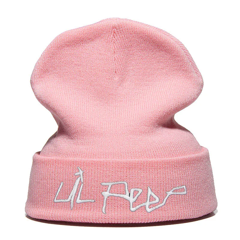 Lil Peep Beanie с вышивкой xxxtentacion Love lil. peep Мужская и женская вязаная шапка вязанные шапочки Skullies теплая зимняя унисекс Лыжная хип-хоп шапка