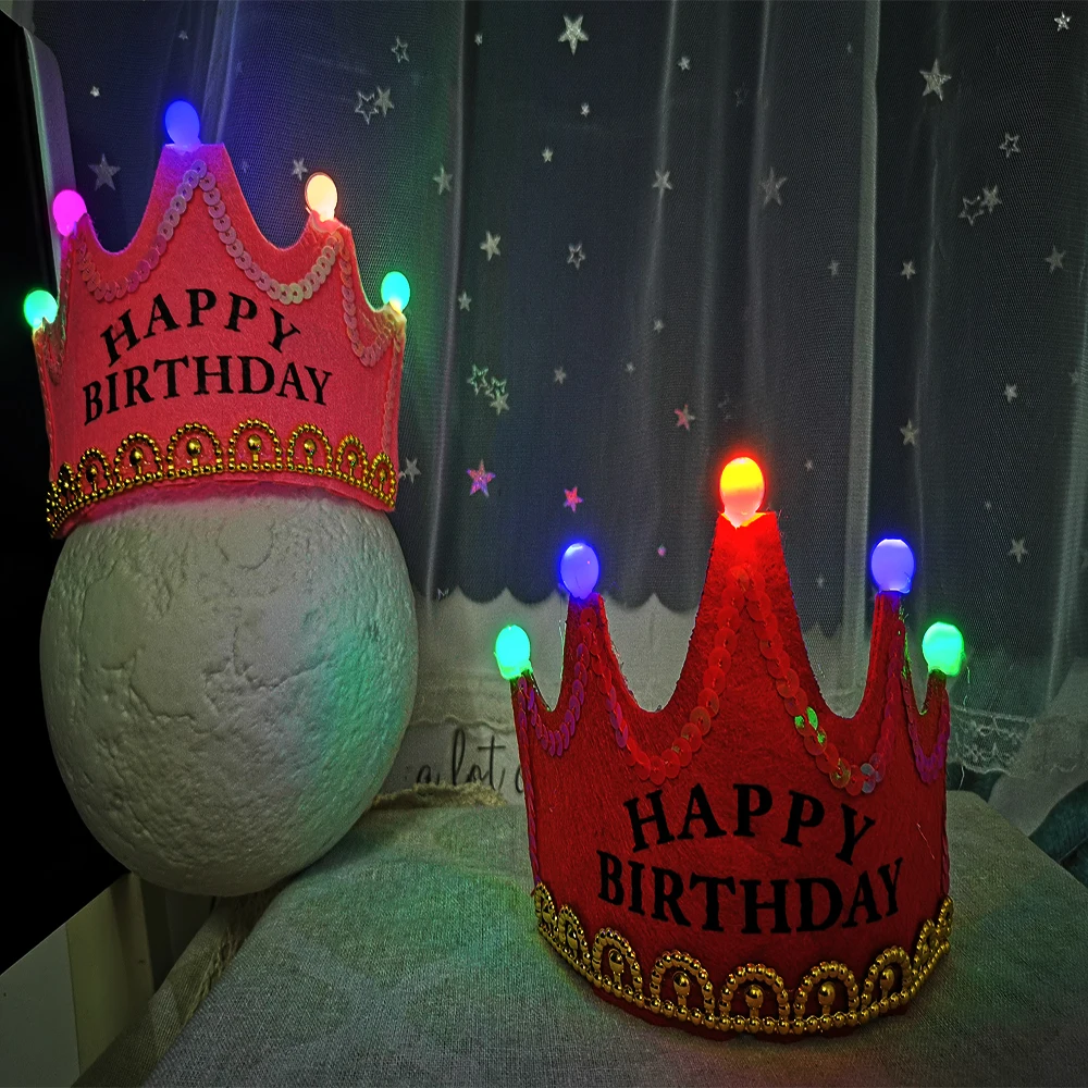 1 шт. детская шапка с мигасветильник | Дом и сад