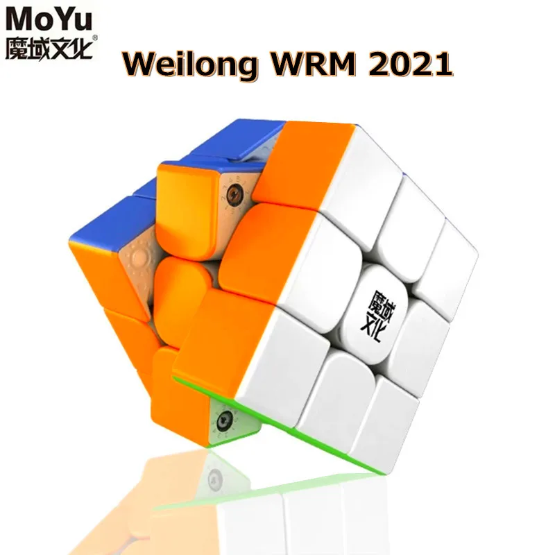 Магнитный Волшебный куб MoYu Weilong WRM 2021 3x3x3 WCA запись наклеек магниты скоростные