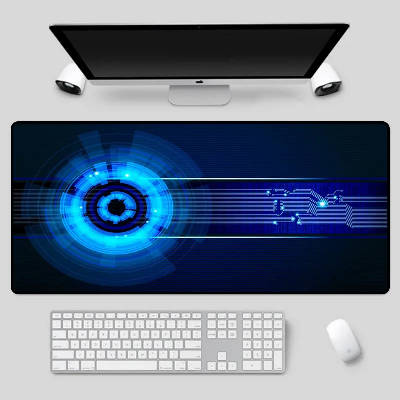 

XGZ Large size exquisite mouse pad high-tech series pattern table pad PC computer essential anti-skid keyboard pad