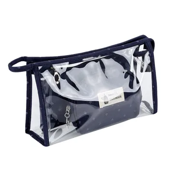 

3pcs/set Waterproof Female Cosmetic Bags Transparent Women Make Up Bag Portable Travel Organizer Toiletry Bag