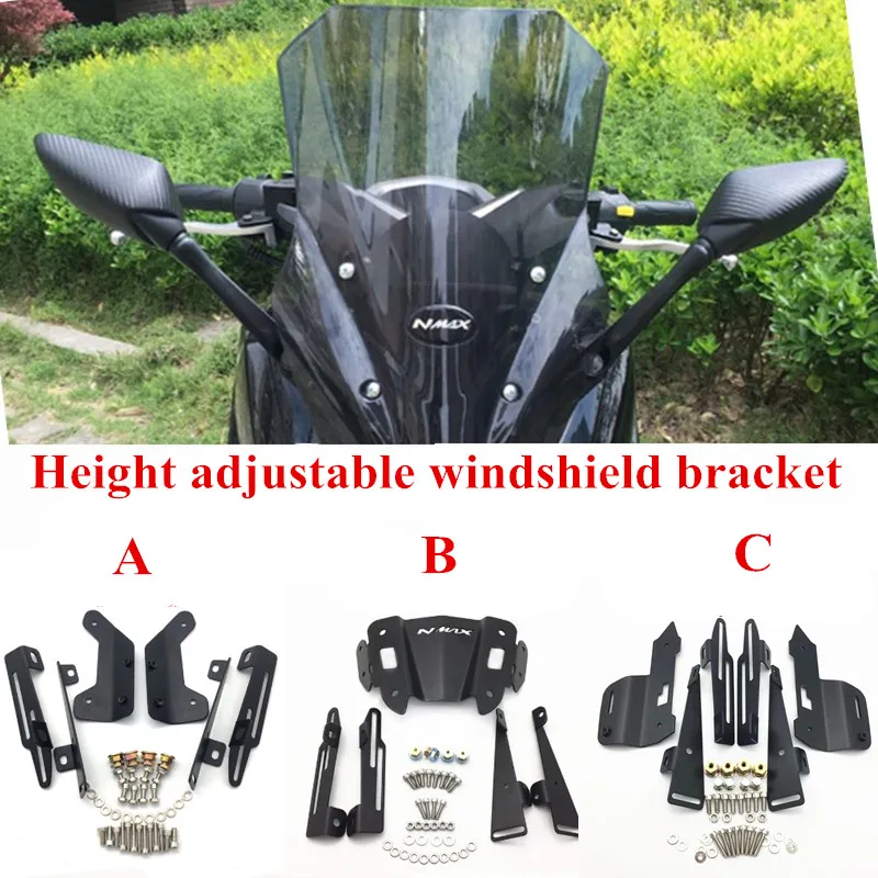 Регулируемый подвижный держатель для мотоцикла nmax лобового стекла YAMAHA nmax155 155 16