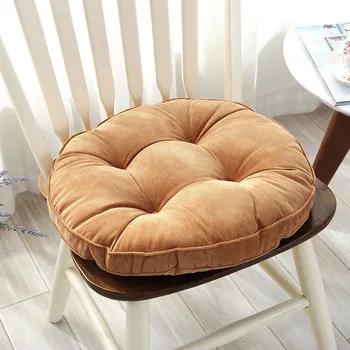 

Round Thick Chair Cushion Floor Mattress Seat Pad Soft Home Office Chair Cushion Mat Soft Throw Pillow Top Quality Floor Cushion
