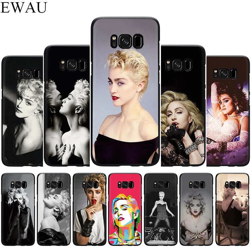 Madonna силиконовый чехол для мобильного телефона Samsung Galaxy S6 S7 край S8 S9 S10 плюс S10e Note 8 9